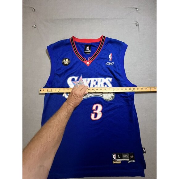 Allen Iverson #3 SIXERS Men’s 10th Anniversary Limited Edition 32 of 360 Jersey. - Picture 14 of 16